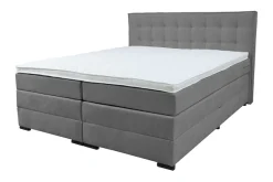 Home affaire Boxspringbett »Köln, Doppelbett, Polsterbett, Federkernbett, Komforbett, 160, 180 cm« inkl. Topper, zwei Bettkästen, Taschen-Federkernmatratze, Härtegrad 3