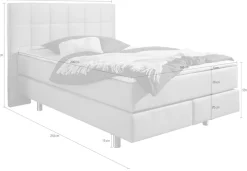 Home affaire Boxspringbett »Loomis« inkl. Topper, wahlweise in H2, H3 oder H4 erhältlich