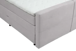 Home affaire Boxspringbett »Lucas, Doppelbett, Polsterbett, Federkernbett, Komforbett, 160,180 cm« inkl. Topper, zwei Bettkästen, Taschen-Federkernmatratze, Härtegrad 3