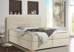 Home affaire Boxspringbett »Manchester« 5 Breiten, 3 Ausführungen, 2 Härtegraden, Topper, Steppung