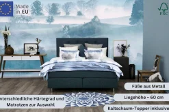 Home affaire Boxspringbett »Nordica« inkl. Topper,auch in Überlänge 200/220 cm