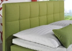Home affaire Boxspringbett »Neon« in 3 Matratzenarten, feine Steppung im Kopfteil, 2 Härtegrade