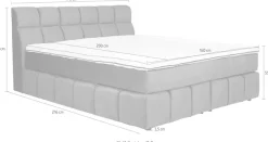 Home affaire Boxspringbett »Paxton« Neue Toppervarianten!
