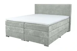 Home affaire Boxspringbett »Romeo, Doppel- & Polsterbett, Federkernbett, Komfortbett, 160, 180 cm« inkl. 6 cm Topper, zwei Bettkästen, Taschen-Federkernmatratze in H4