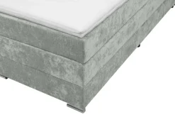 Home affaire Boxspringbett »Romeo, Doppel- & Polsterbett, Federkernbett, Komfortbett, 160, 180 cm« inkl. 6 cm Topper, zwei Bettkästen, Taschen-Federkernmatratze in H4