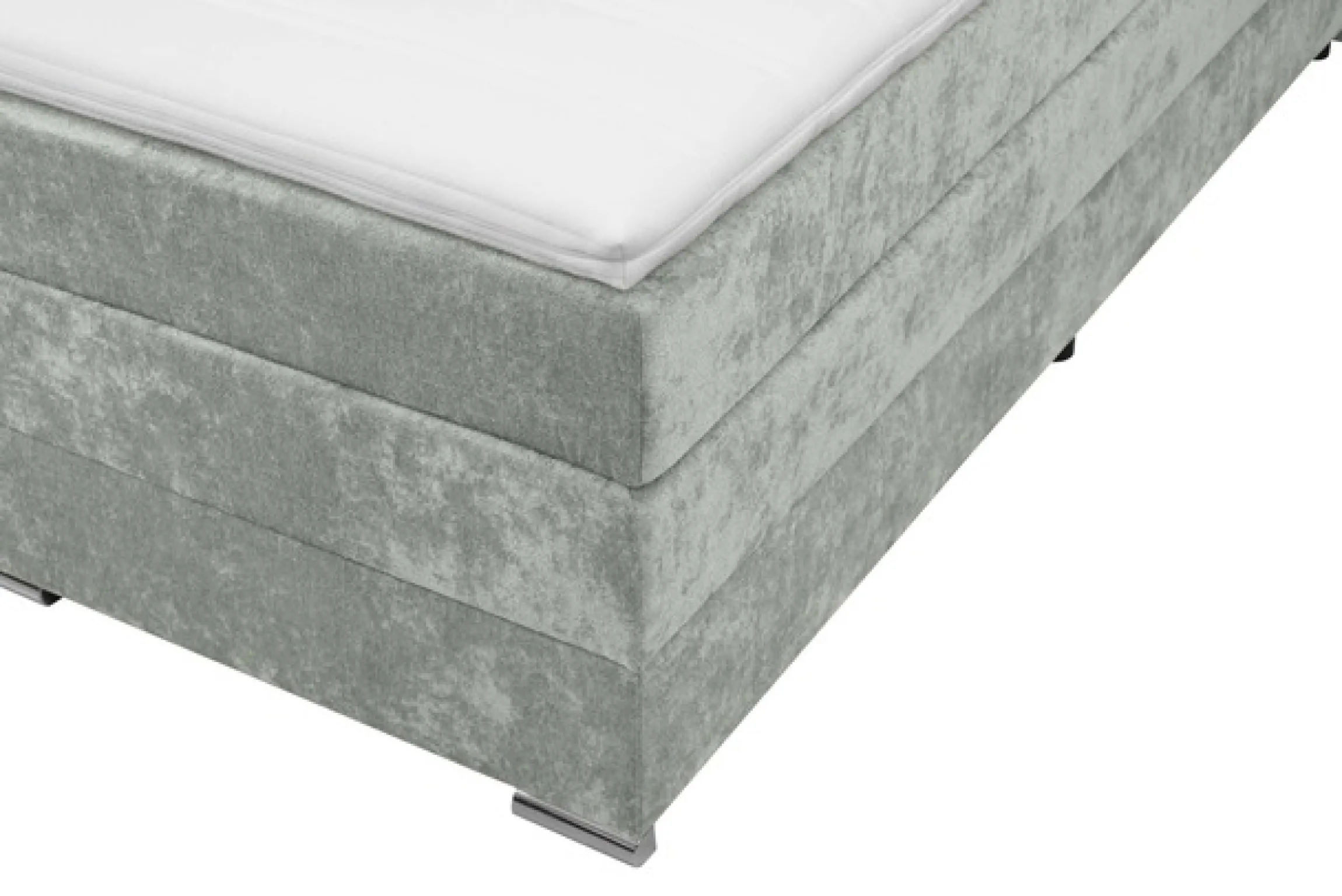 Home affaire Boxspringbett »Romeo, Doppel- & Polsterbett, Federkernbett, Komfortbett, 160, 180 cm« inkl. 6 cm Topper, zwei Bettkästen, Taschen-Federkernmatratze in H4