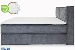 Home affaire Boxspringbett »Sophielle, erhältlich in den Breite 160, 180 & 200cm« inkl. Topper und Taschen-Federkernmatratze