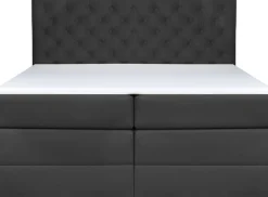 Home affaire Boxspringbett »SELJORD mit Bettkasten, Matratze und Topper, Breite 160 oder 180 cm« Bonnell- oder Taschenfederkernmatratze (H2, H3, H4), mit Knopfheftung