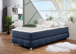 Home affaire Boxspringbett »Salo« Ohne Kopfteil, inkl. Topper, auch in Überlänge 220 cm