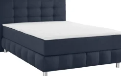 Home affaire Boxspringbett »Salo XXL« in Samtoptik oder Struktur, 6 Breiten in Überlänge 220cm, 4 Härtegrade