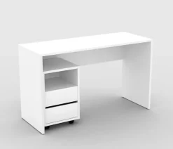 Home affaire Büromöbel-Set »Agapi« Set, 2 Stk. tlg. bestehend aus Schreibtisch und Rollcontainer im modernen Design