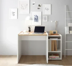 Home affaire Büromöbel-Set »CITY/GiRON, modernes Design, Homeoff., Büro in zwei Farben/Wotan Eiche« Set, 2 Stk. tlg. enthält Schreibtischunterschrank, Schreibtisch, wohnliches Home Office
