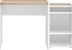 Home affaire Büromöbel-Set »CITY/GiRON, modernes Design, Homeoff., Büro in zwei Farben/Wotan Eiche« Set, 2 Stk. tlg. enthält Schreibtischunterschrank, Schreibtisch, wohnliches Home Office