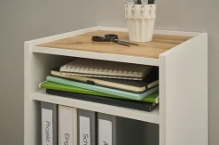 Home affaire Büromöbel-Set »CITY/GiRON, modernes Design, Homeoff., Büro in zwei Farben/Wotan Eiche« Set, 2 Stk. tlg. enthält Schreibtischunterschrank, Schreibtisch, wohnliches Home Office