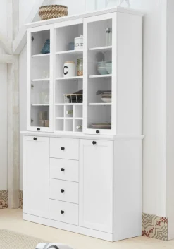 Home affaire Buffet »Örebro« zeitloser Landhausstil, mit Vollauszug, Beleuchtung optional