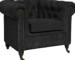 Home affaire Chesterfield-Sessel »Aarburg Sessel« aufwändige Knopfheftung und Ziernägel im Chesterfield-Design