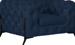 Home affaire Chesterfield-Sessel »Amaury Sessel« aufwändige Knopfheftung, moderne Chesterfield Optik, Fußfarbe wählbar