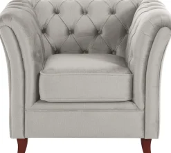 Home affaire Chesterfield-Sessel »Reims Cocktailsessel, Sessel« mit echter Chesterfield-Knopfheftung, hochwertige Verarbeitung