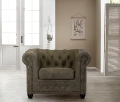 Home affaire Chesterfield-Sessel »Rysum Sessel« passend zur Serie "Rysum"B/T/H: 94/86/72 cm