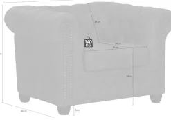 Home affaire Chesterfield-Sessel »Rysum Sessel« passend zur Serie 
