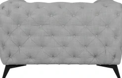 Home affaire Chesterfield-Sessel »Glynis Sessel« aufwändige Knopfheftung, moderne Chesterfield Optik, Fußfarbe wählbar