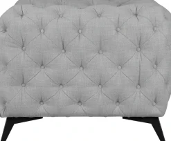 Home affaire Chesterfield-Sessel »Glynis Sessel« aufwändige Knopfheftung, moderne Chesterfield Optik, Fußfarbe wählbar