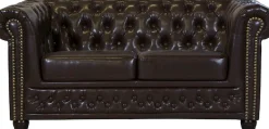 Home affaire Chesterfield-Sofa »Rysum« Chesterfield-Optik, in 2 Bezugsqualitäten