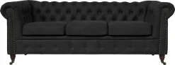 Home affaire Chesterfield-Sofa »Aarburg« aufwändige Knopfheftung und Ziernägel im Chesterfield-Design