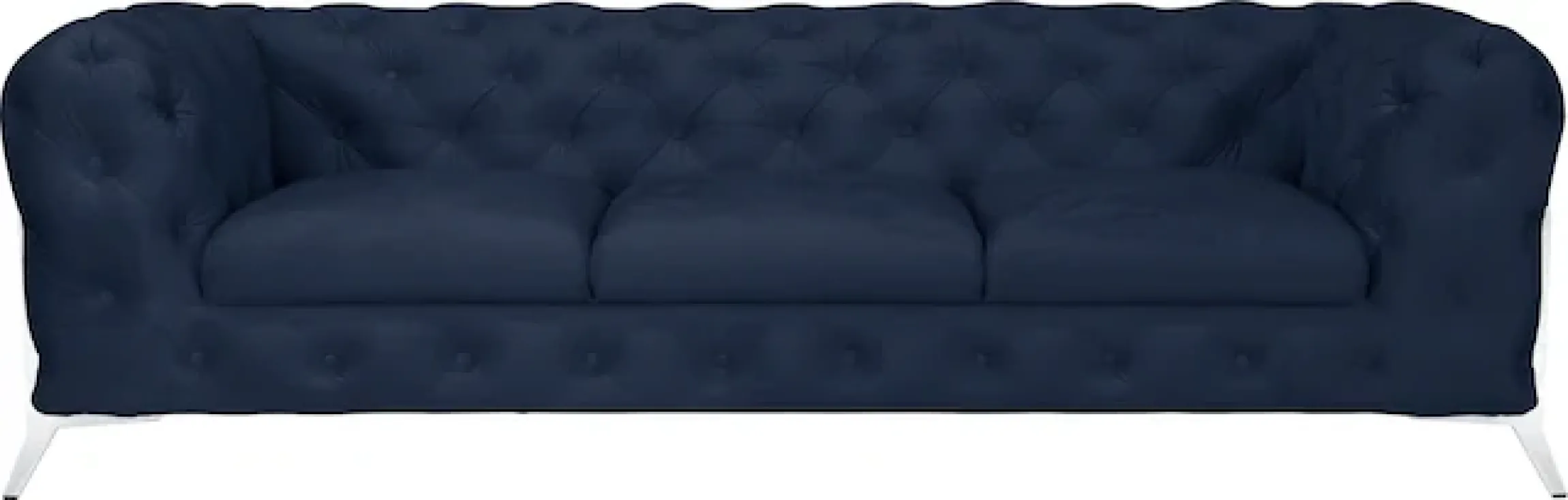 Home affaire Chesterfield-Sofa »Amaury« aufwändige Knopfheftung, moderne Chesterfield Optik, Fußfarbe wählbar