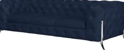 Home affaire Chesterfield-Sofa »Amaury« aufwändige Knopfheftung, moderne Chesterfield Optik, Fußfarbe wählbar