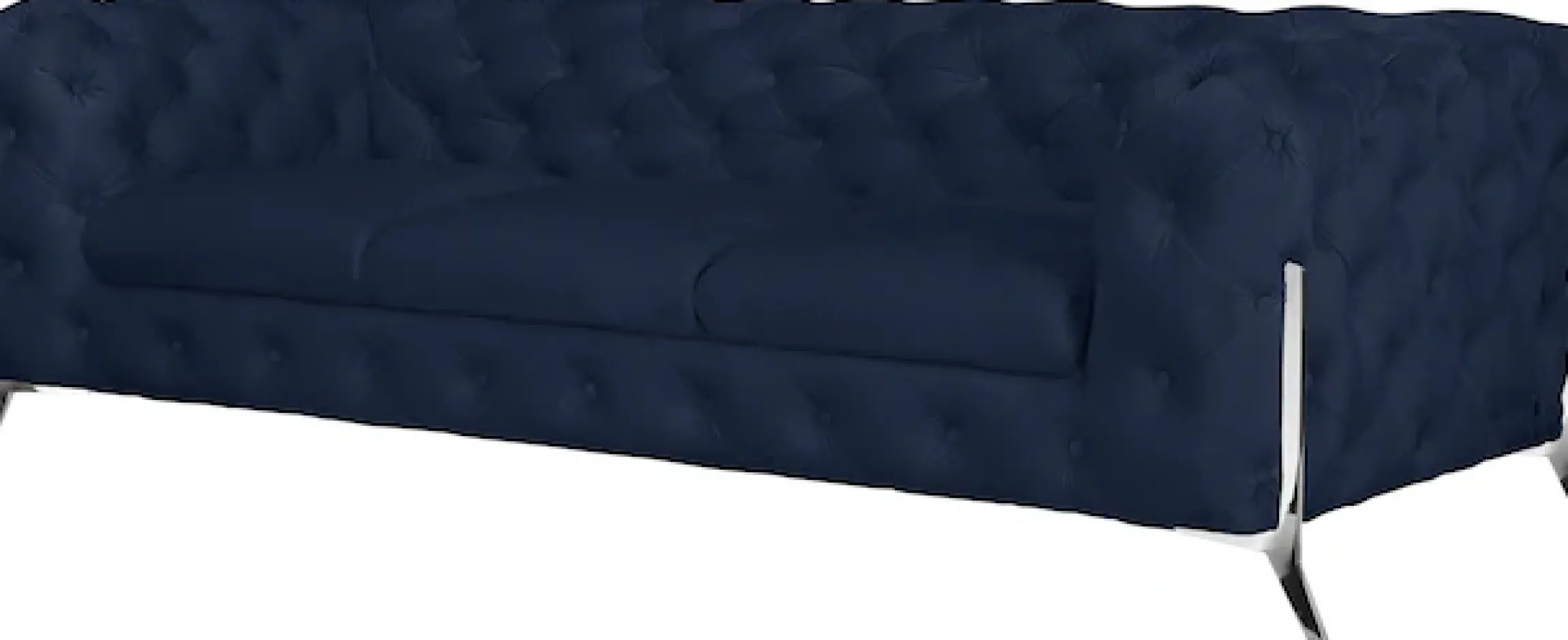 Home affaire Chesterfield-Sofa »Amaury« aufwändige Knopfheftung, moderne Chesterfield Optik, Fußfarbe wählbar