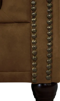 Home affaire Chesterfield-Sofa »Rysum« Chesterfield-Optik, in 2 Bezugsqualitäten, 2 Ausf. schnell lieferbar