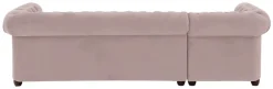 Home affaire Chesterfield-Sofa »New Castle L-Form« hochwertige Knopfheftung in Chesterfield-Design, B/T/H: 255(171/72)