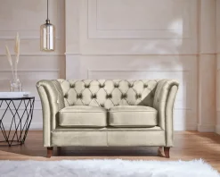 Home affaire Chesterfield-Sofa »Reims« mit echter Chesterfield-Knopfheftung, hochwertige Verarbeitung