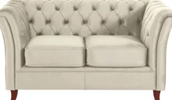 Home affaire Chesterfield-Sofa »Reims« mit echter Chesterfield-Knopfheftung, hochwertige Verarbeitung