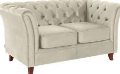 Home affaire Chesterfield-Sofa »Reims« mit echter Chesterfield-Knopfheftung, hochwertige Verarbeitung