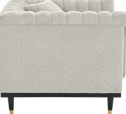 Home affaire Cocktailsessel »Chamby New Sessel« im Bouclé-Strukturbezug mit Steppung im Lehnenbereich