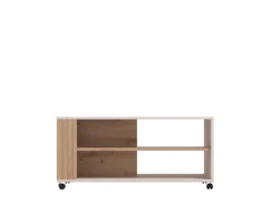 Home affaire Couchtisch »Belfort Kaffetisch 100 cm, Stilvolles und zeitloses Design« mit rollen, mit zwei Ablageböden, in trendigen Farbkombination