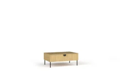 Home affaire Couchtisch »BELLOT Kaffeetisch mit viel Stauraum, 100x66cm, modernes Design« Beistelltisch mit zusätzlichen Aufbewahrungsschränken, goldene Akzente