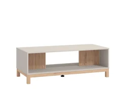 Home affaire Couchtisch »Essex, Wohnzimmertisch, Sofatisch, Beistelltisch, Kaffeetisch« Artisan Eiche & schwarze Streifen, MDF-Profil, ABS 1mm, modern