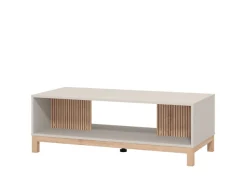 Home affaire Couchtisch »Essex, Wohnzimmertisch, Sofatisch, Beistelltisch, Kaffeetisch« Artisan Eiche & schwarze Streifen, MDF-Profil, ABS 1mm, modern