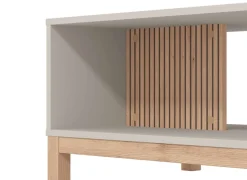 Home affaire Couchtisch »Essex, Wohnzimmertisch, Sofatisch, Beistelltisch, Kaffeetisch« Artisan Eiche & schwarze Streifen, MDF-Profil, ABS 1mm, modern