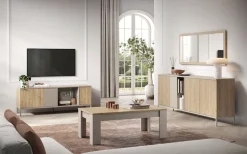 Home affaire Couchtisch »Gent 122 x 65 cm, Sofatisch, Wohnzimmertisch, Kaffeetisch« moderner rechteckiger Couchtisch, zweifarbig