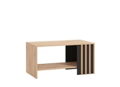 Home affaire Couchtisch »Laval, Wohnzimmertisch, Sofatisch, Beistelltisch, Kaffeetisch« Eleganter Couchtisch mit viel Stauraum, Lamellen-Optik