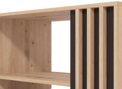 Home affaire Couchtisch »Laval, Wohnzimmertisch, Sofatisch, Beistelltisch, Kaffeetisch« Eleganter Couchtisch mit viel Stauraum, Lamellen-Optik