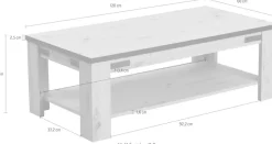 Home affaire Couchtisch »Lazio« Breite ca. 120 cm