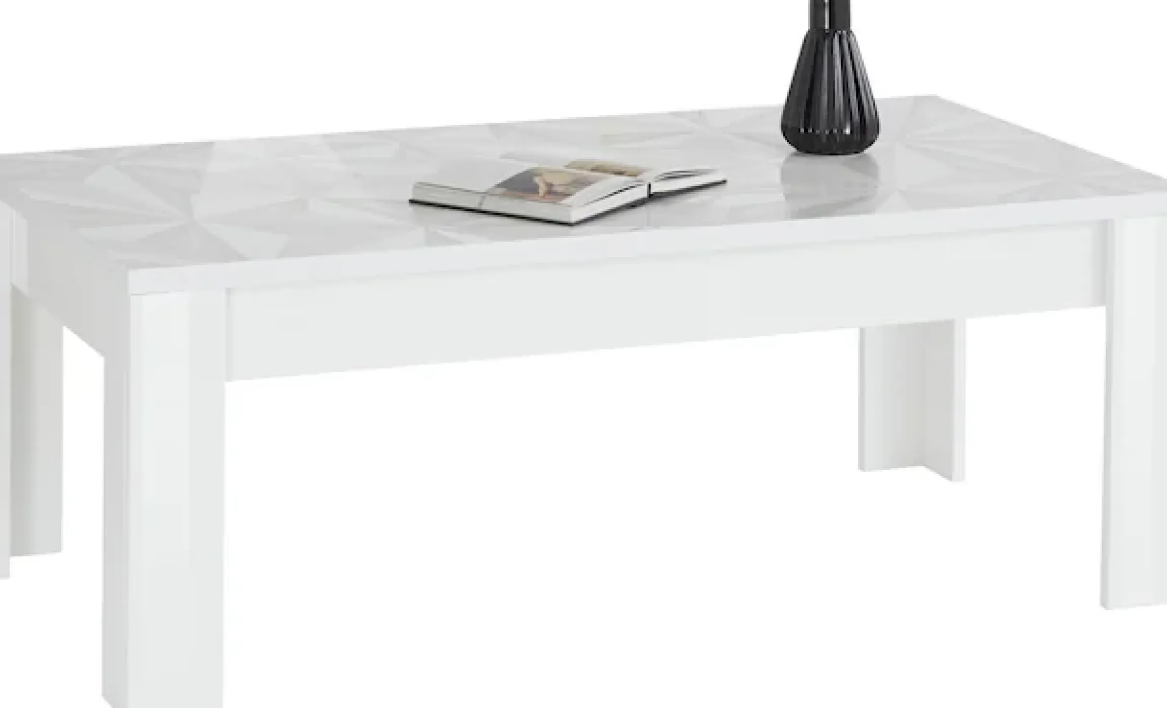 Home affaire Couchtisch »Prisma 122x65 cm, Wohnzimmertisch mit Winkelfuß« Sofatisch, rechteckig, Tischplattenstärke 22 mm
