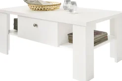 Home affaire Couchtisch »RAVENNA« im zeitlosen Landhausstil, Breite 107 cm, Griffe aus Metall