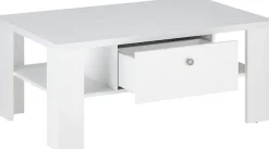 Home affaire Couchtisch »RAVENNA« im zeitlosen Landhausstil, Breite 107 cm, Griffe aus Metall