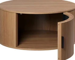 Home affaire Couchtisch »Ronda« 1 Stk. tlg. Runder Sofatisch mit Stauraum - Maße (B/T/H) 80/80/36 cm